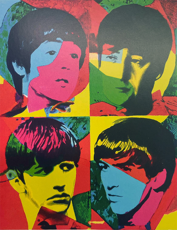 Young Beatles, Beautiful magic; Original-Farbseriegrafie; 70 x 50 cm - Galerie Wroblowski